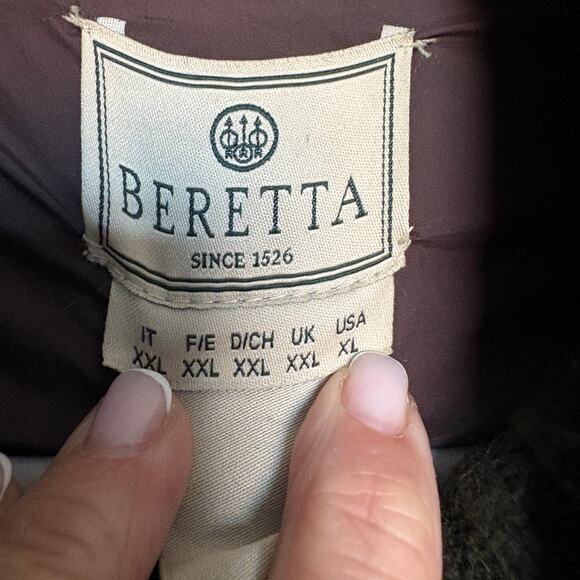 Vintage Beretta Wool Shooting Sweater Lambswool Half Zip Fieldwear GORPCORE - Picture 2 of 10